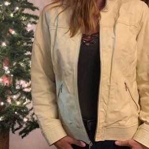 Vintage biker Bradley Bayou leather jacket